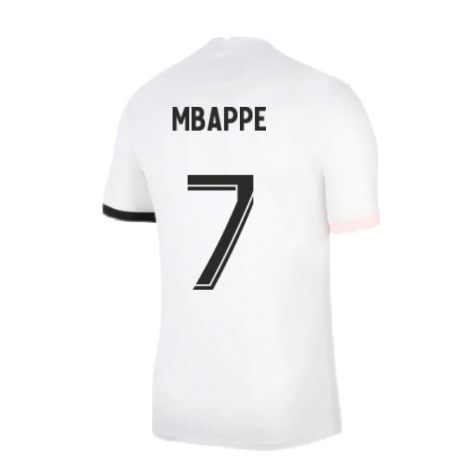 PSG 2021-2022 Away Shirt (Kids) (MBAPPE 7)