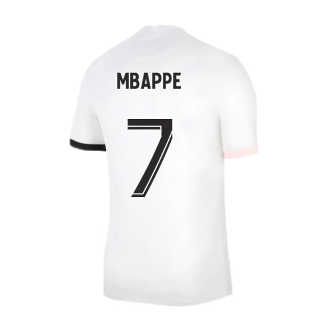PSG 2021-2022 Away Shirt (Kids) (MBAPPE 7)