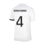 PSG 2021-2022 Away Shirt (Kids) (SERGIO RAMOS 4)