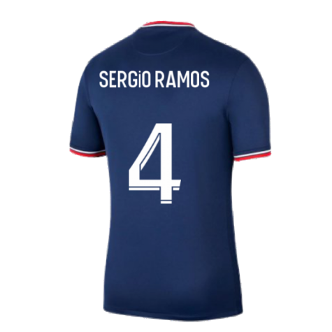 PSG 2021-2022 Home Shirt (SERGIO RAMOS 4)