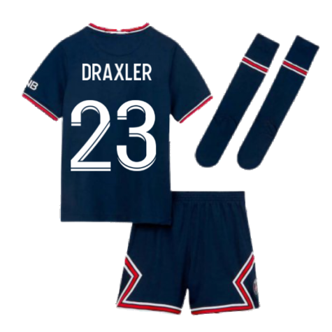 PSG 2021-2022 Little Boys Home Kit (DRAXLER 23)
