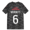 PSG 2021-2022 Pre-Match Training Shirt (Black) - Kids (VERRATTI 6)