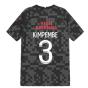 PSG 2021-2022 Pre-Match Training Shirt (Black) (KIMPEMBE 3)