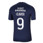 PSG 2021-2022 Pre-Match Training Shirt (Navy) (ICARDI 9)