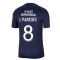 PSG 2021-2022 Pre-Match Training Shirt (Navy) (L PAREDES 8)