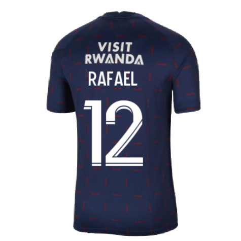 PSG 2021-2022 Pre-Match Training Shirt (Navy) (RAFAEL 12)