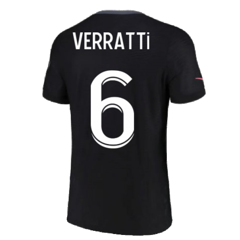 PSG 2021-2022 Vapor 3rd Shirt (VERRATTI 6)