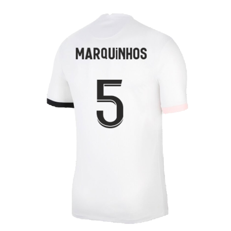 PSG 2021-2022 Vapor Away Shirt (MARQUINHOS 5)