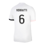 PSG 2021-2022 Vapor Away Shirt (VERRATTI 6)