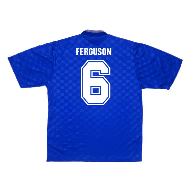 Rangers 1987-90 Home Shirt (S) (Very Good) (FERGUSON 6)