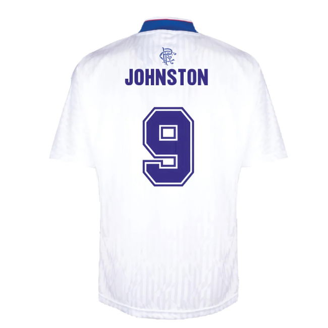 Rangers 1990 Away Retro Football Shirt (Johnston 9)