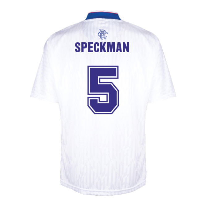 Rangers 1990 Away Retro Football Shirt (Speckman 5)