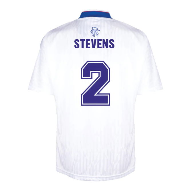 Rangers 1990 Away Retro Football Shirt (Stevens 2)