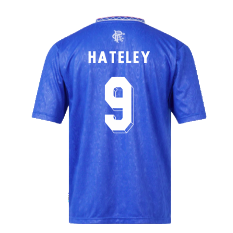 Rangers 1990 Home Retro Football Shirt (Hateley 9)