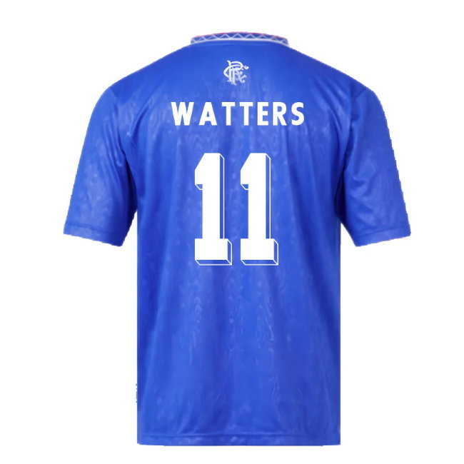 Rangers 1990 Home Retro Football Shirt (Watters 11)