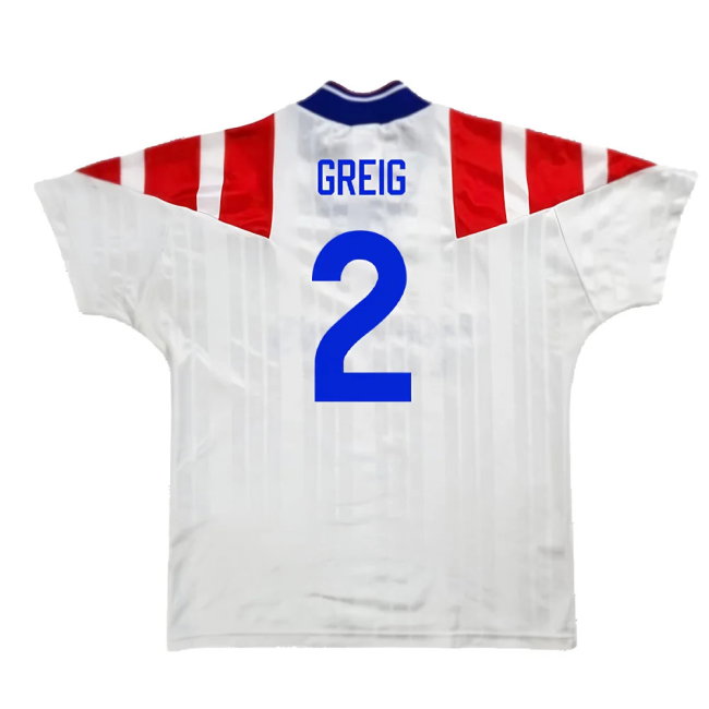 Rangers 1992-93 Away Shirt (XL) (Excellent) (GREIG 2)