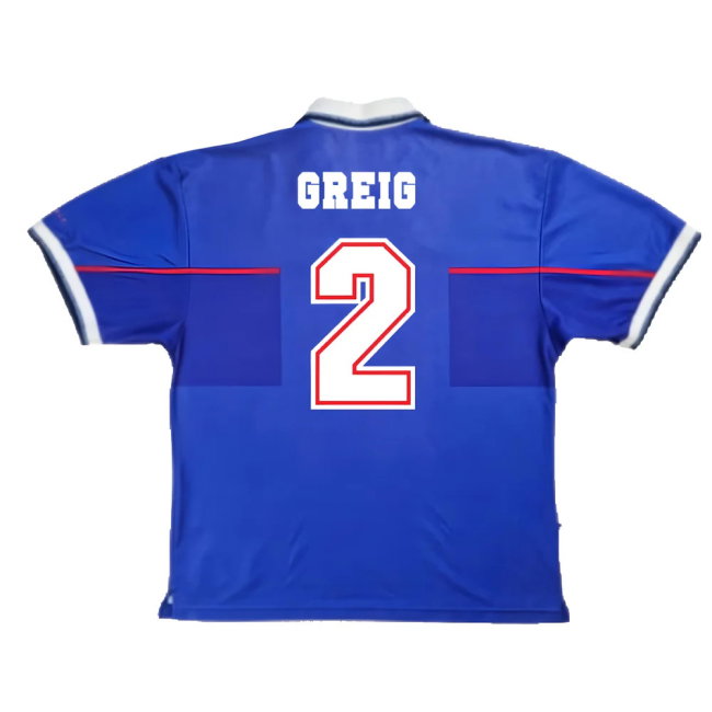 Rangers 1997-99 Home Shirt (XL Boys) (Excellent) (GREIG 2)