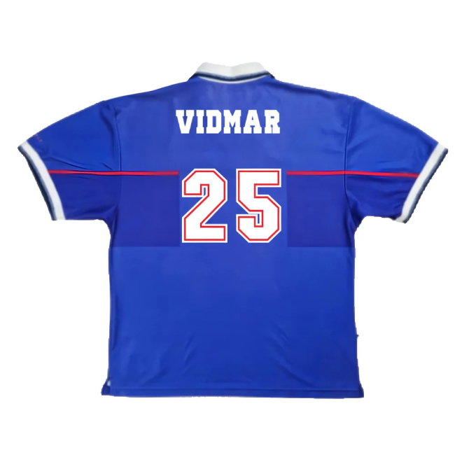 Rangers 1997-99 Home Shirt (XL Boys) (Excellent) (Vidmar 25)