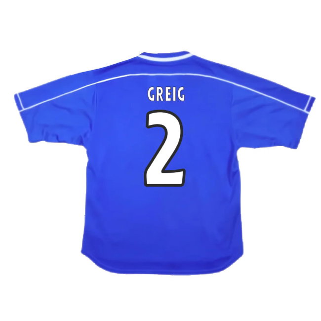 Rangers 1999-01 Home Shirt (XXL) (Good) (GREIG 2)