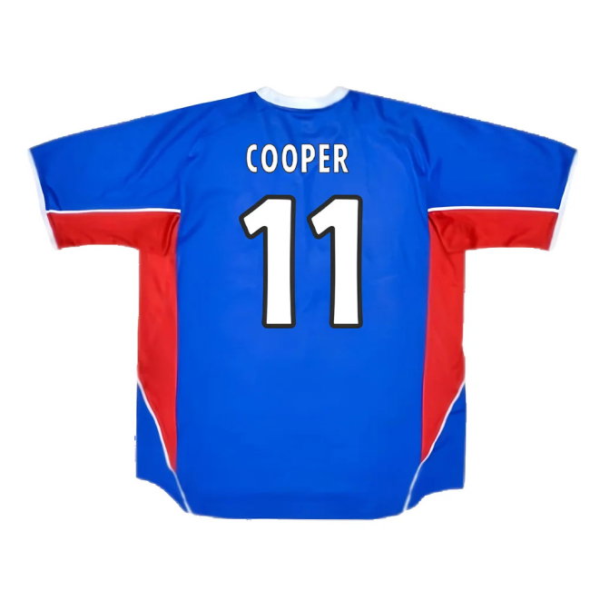 Rangers 2001-02 Home Shirt (S) (Excellent) (COOPER 11)