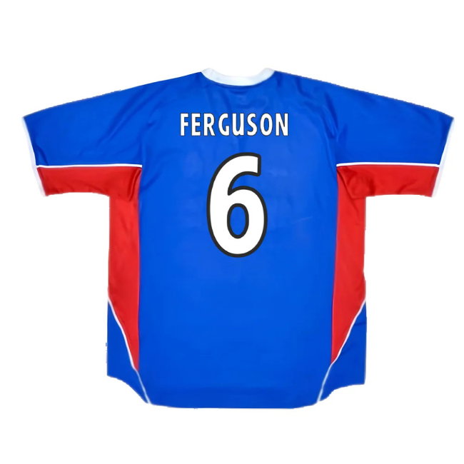 Rangers 2001-02 Home Shirt (S) (Excellent) (FERGUSON 6)