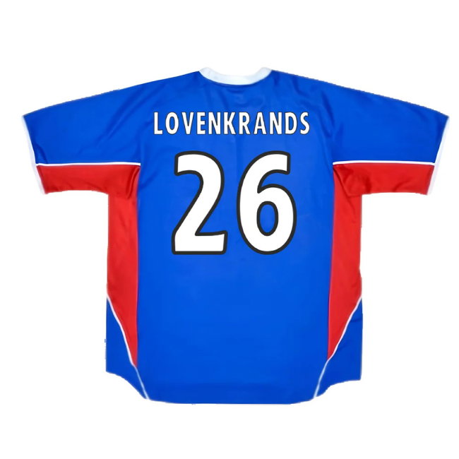 Rangers 2001-02 Home Shirt (S) (Excellent) (Lovenkrands 26)