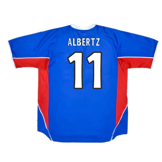 Rangers 2001-2002 Home Shirt (Excellent) (ALBERTZ 11)