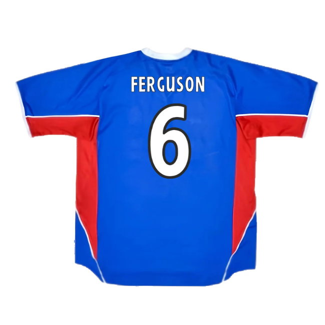 Rangers 2001-2002 Home Shirt (Excellent) (FERGUSON 6)