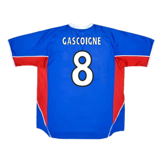 Rangers 2001-2002 Home Shirt (Excellent) (GASCOIGNE 8)