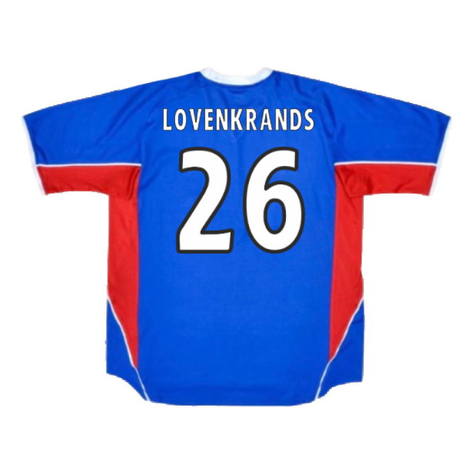 Rangers 2001-2002 Home Shirt (Excellent) (Lovenkrands 26)