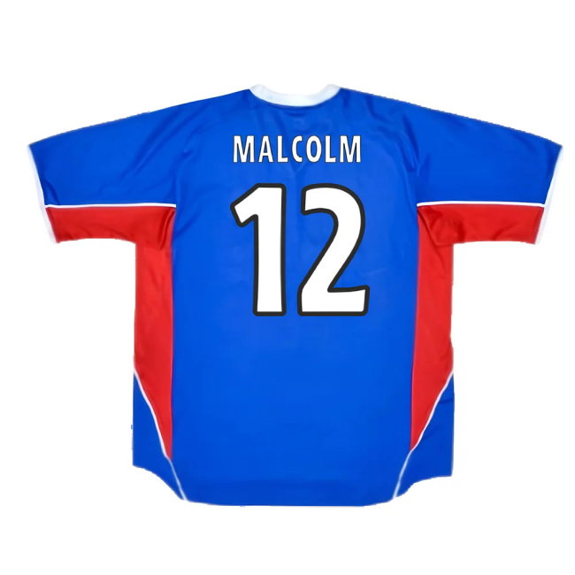 Rangers 2001-2002 Home Shirt (Excellent) (Malcolm 12)