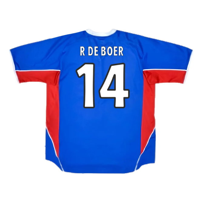 Rangers 2001-2002 Home Shirt (Excellent) (R De Boer 14)
