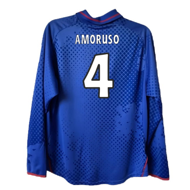 Rangers 2002-2003 Long Sleeved Home Shirt (XL) (Excellent) (Amoruso 4)