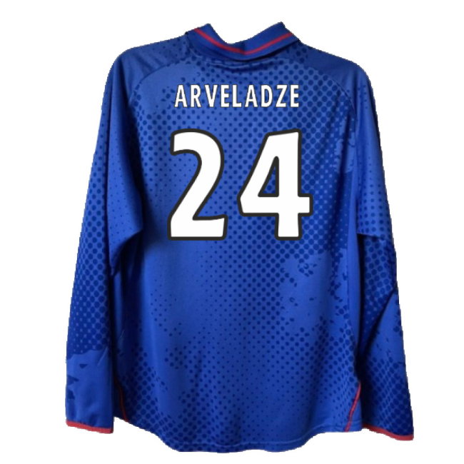 Rangers 2002-2003 Long Sleeved Home Shirt (XL) (Excellent) (Arveladze 24)