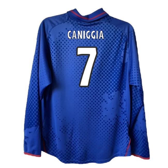 Rangers 2002-2003 Long Sleeved Home Shirt (XL) (Excellent) (Caniggia 7)