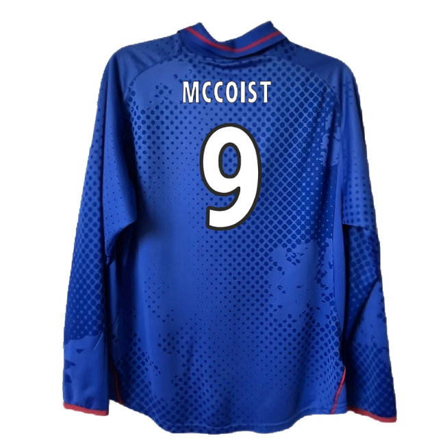 Rangers 2002-2003 Long Sleeved Home Shirt (XL) (Excellent) (McCoist 9)