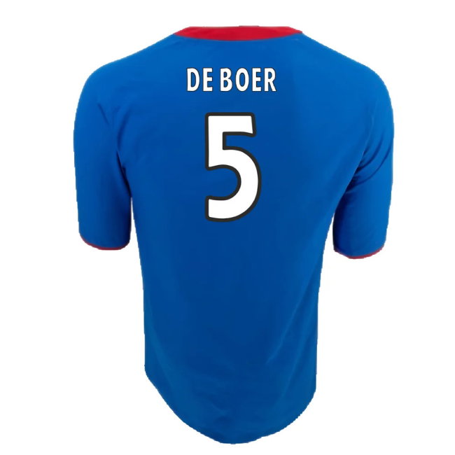 Rangers 2003-2004 Home Shirt (XXL) (Excellent) (De Boer 5)