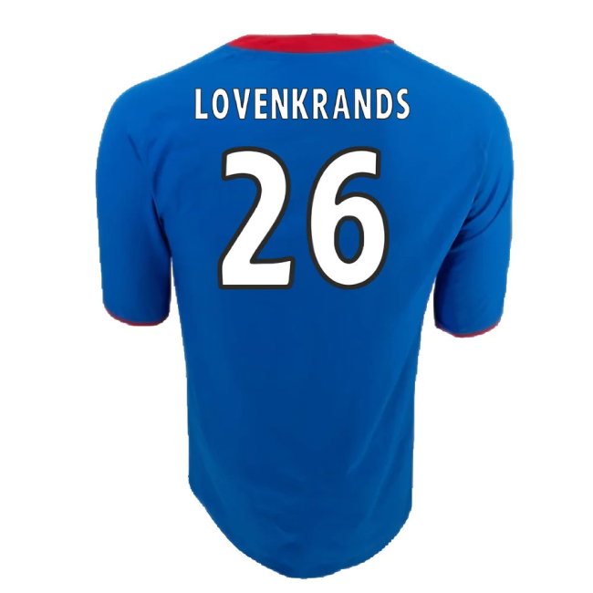 Rangers 2003-2004 Home Shirt (XXL) (Excellent) (Lovenkrands 26)
