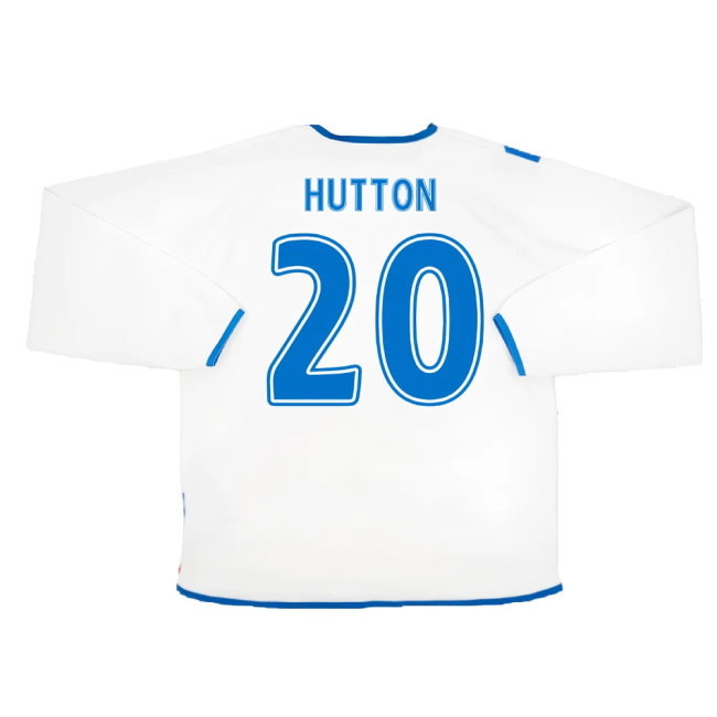 Rangers 2004-05 Away L/S (XXL) (Excellent) (Hutton 20)