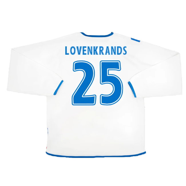Rangers 2004-05 Away L/S (XXL) (Excellent) (Lovenkrands 25)
