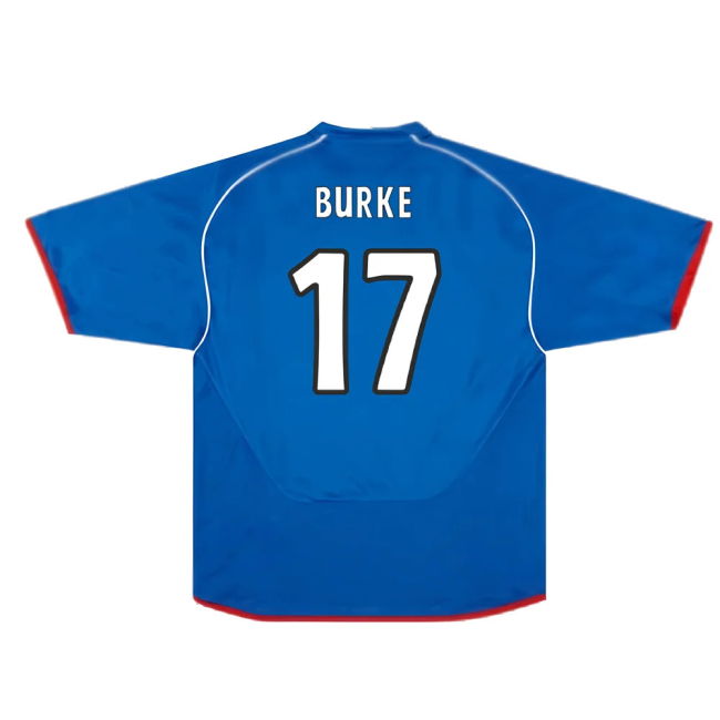 Rangers 2005-06 Home Shirt (Very Good) (Burke 17)