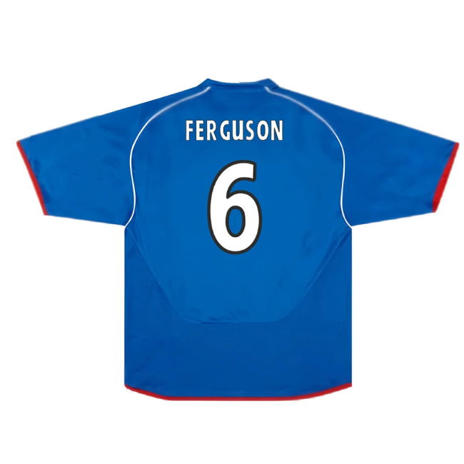 Rangers 2005-06 Home Shirt (Very Good) (FERGUSON 6)