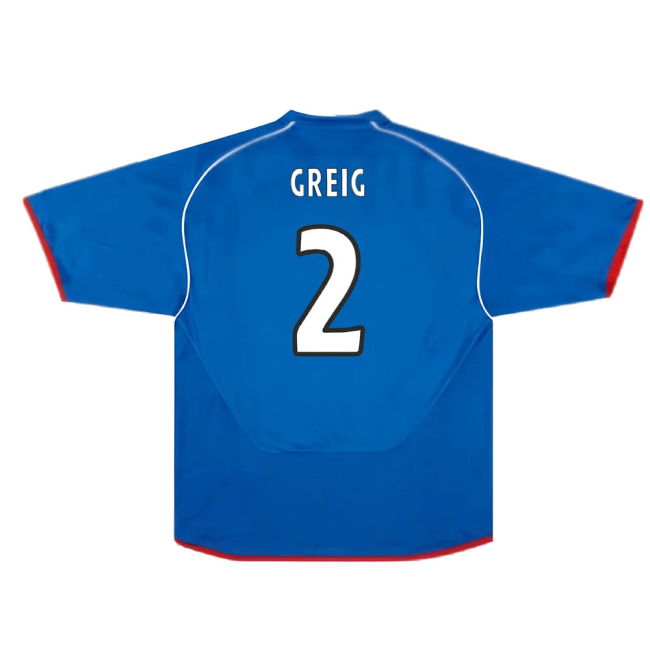 Rangers 2005-06 Home Shirt (Very Good) (GREIG 2)