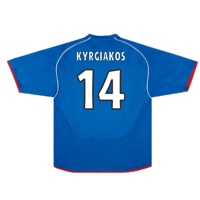 Rangers 2005-06 Home Shirt (Very Good) (Kyrgiakos 14)