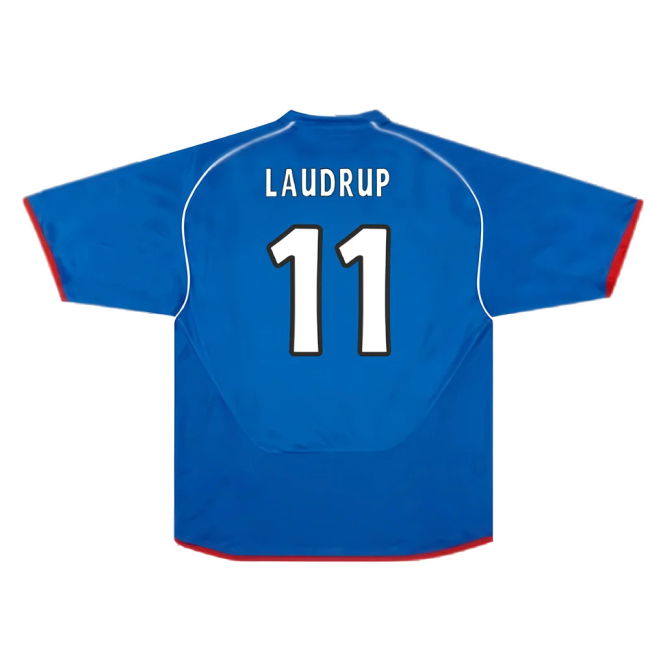 Rangers 2005-06 Home Shirt (Very Good) (LAUDRUP 11)