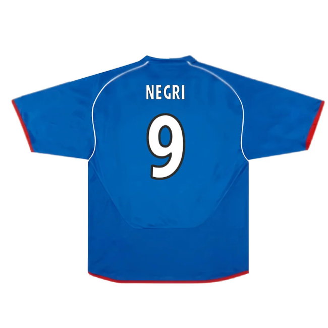 Rangers 2005-06 Home Shirt (Very Good) (NEGRI 9)
