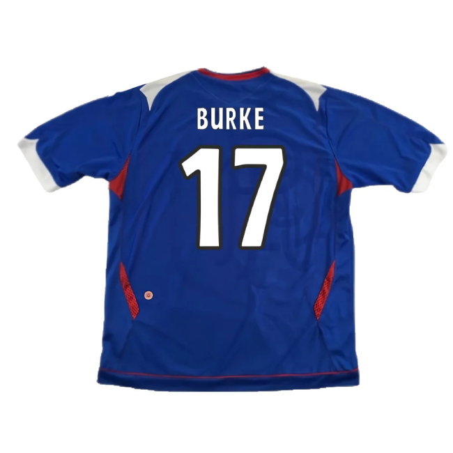 Rangers 2006-07 Home Shirt (Good) (Burke 17)