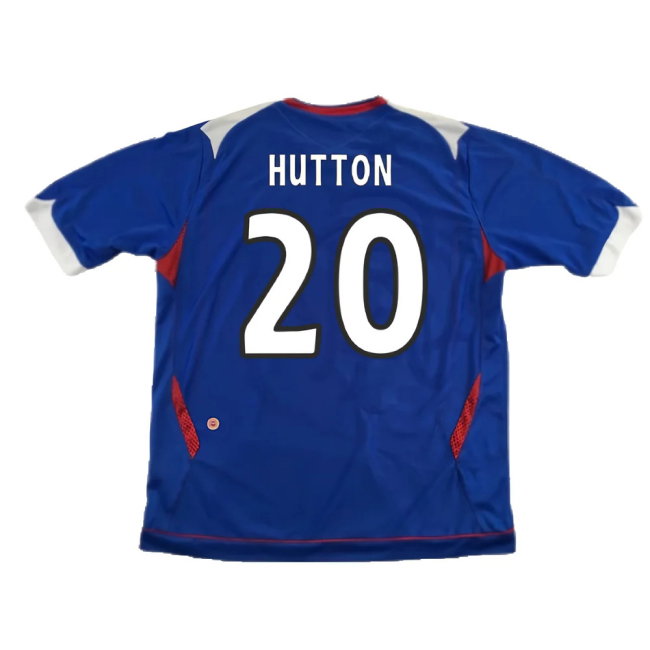 Rangers 2006-07 Home Shirt (Good) (Hutton 20)