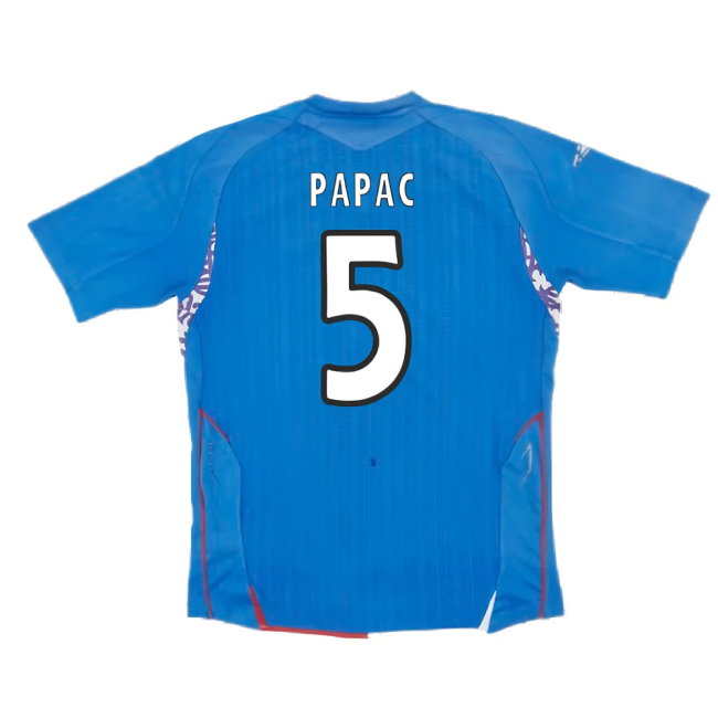 Rangers 2007-08 Home Shirt (Excellent) (Papac 5)