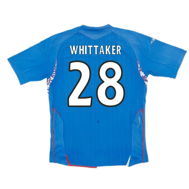 Rangers 2007-08 Home Shirt (Excellent) (Whittaker 28)